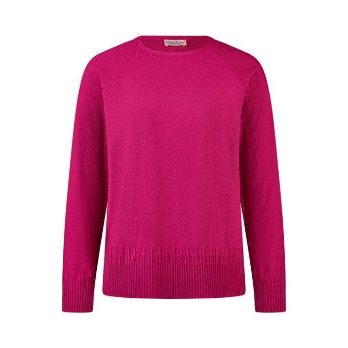 Barbara Lebek Pullover basic Fuchsia